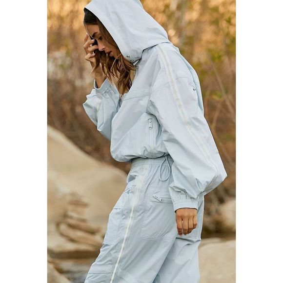 Free People x FP Movement Rain Check Packable Waterproof Jacket Size S - Picture 1 of 8